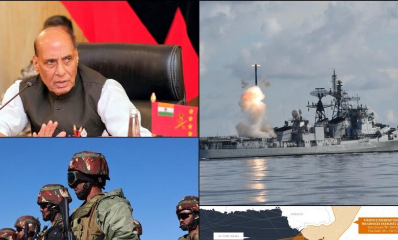 भारत का ‘त्रिशूल’ चला तो पाकिस्तान बौखलाया, रक्षामंत्री राजनाथ सिंह के बयान से ही हिल गया इस्लामाबाद! | Rajnath Singh Trishul Exercise Operation Sindoor Spooks Pakistan