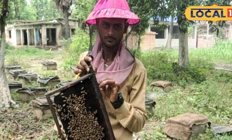 ये है 5वीं पास अजय की सक्सेस का राज, मधुमक्खियों के रिस्क ने बना दिया लखपति