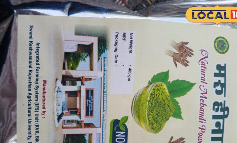 रेगिस्तान की रेत से उठी खुशबू! जोधपुर यूनिवर्सिटी की ‘मरू हीना’ ने मचाई नेचुरल मेहंदी की धूम