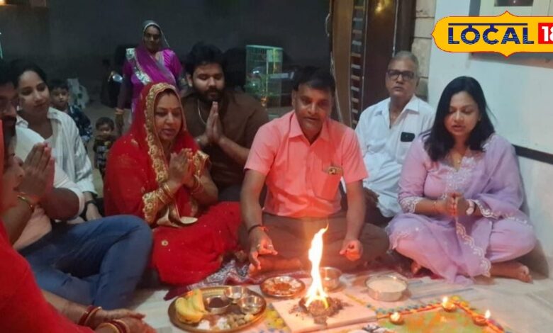 सूर्यनगरी में गोवर्धन पूजा की धूम,परिक्रमा करने के साथ उत्साह से की परिवारों ने की गोवर्धन पूजा