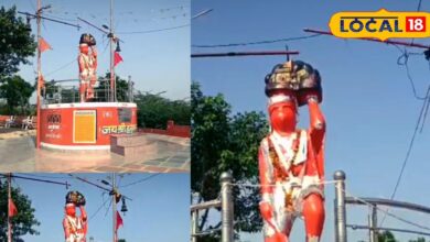 हनुमान जी की मूर्ति बना आस्था व पर्यटन केंद्र