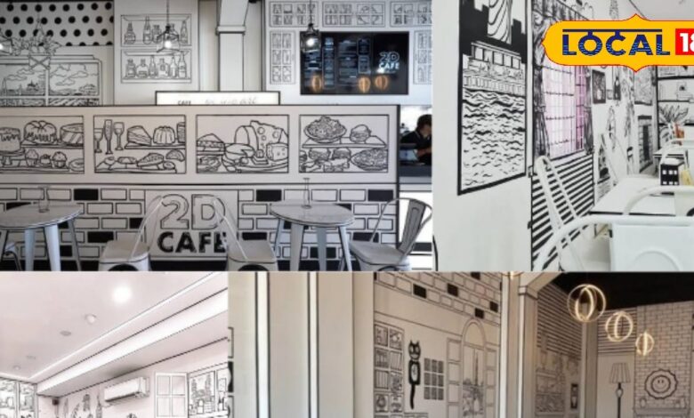 हैदराबाद गाचीबोवली में 2D थीम्ड कैफे, इंस्टाग्राम-वर्थी अनोखा अनुभव.