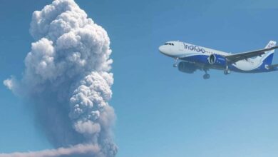 10,000 साल बाद फूटा ज्वालामुखी तो आसमान में उड़ने लगी आग, दिल्‍ली से कन्‍नूर तक उड़ानें रद्द, DGCA भी अलर्ट