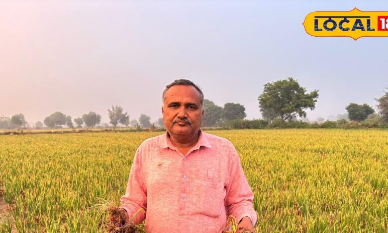 Alwar Farmer Grows Organic Onions Using Neem, Chhachh & Camphor