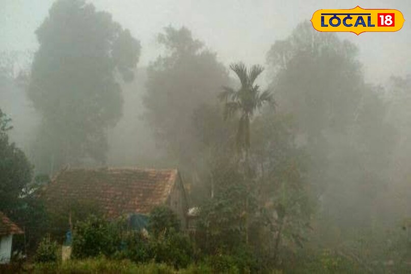 ठंडी हवाओं का प्रवाह सर्दियों के महीनों यानी दिसंबर-जनवरी में उत्तर-पूर्वी मानसून की ठंडी हवाएँ इस क्षेत्र से गुजरती हैं। घाटी में फंसकर ये हवाएँ नमी को संघनित करती हैं और तापमान को 0°C तक या उससे नीचे ले जाती हैं, जिसके परिणामस्वरूप पाला और हल्की बर्फबारी होती है।