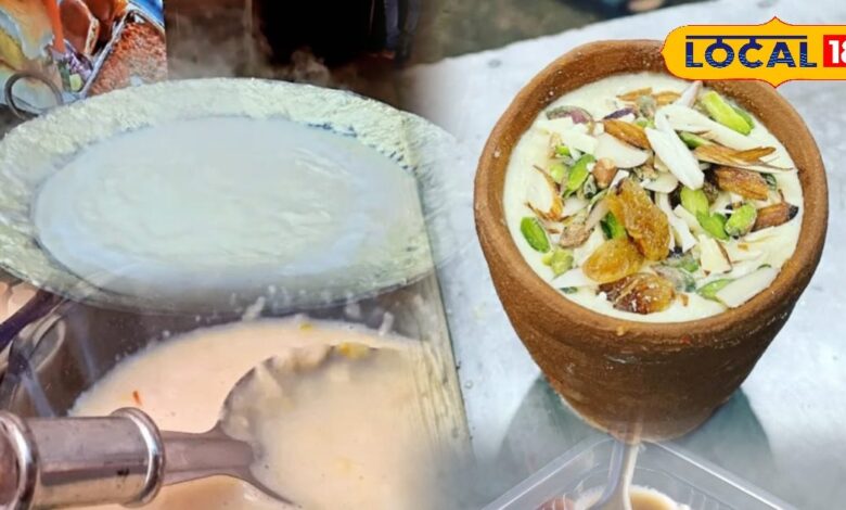 माउंट आबू की रबड़ी बनाने का तरीका और स्वादिष्ट लच्छेदार टेक्सचर.