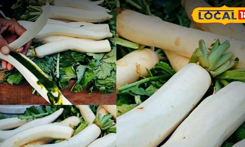 भरतपुर में चाव से खा रहे लोग हरी चटनी के साथा मूली, सर्दियों का सबसे चटपटा और लाजवाब स्वाद!