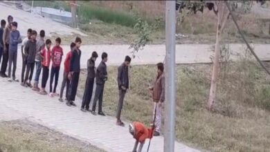 Jhalawar residential school violence | students beaten in school | children forced to do punishment | viral school video India