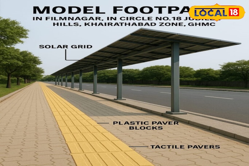 सौर ऊर्जा से चलने वाला फुटपाथ इस फुटपाथ के ऊपर एक सौर छतरी (सोलर शेड) लगाई जा रही है, जो 10 किलोवाट तक की स्वच्छ बिजली पैदा करेगी। इससे पैदल चलने वालों को धूप और बारिश से राहत मिलेगी और साथ ही पर्यावरण को फायदा होगा।
