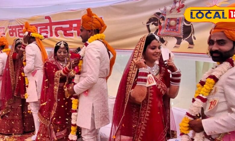 Barmer Mass Wedding | Rajasthan Unique Wedding | 19 Couples Marriage | Unity Wedding Barmer | Simple Marriage Ceremony