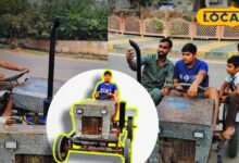 Bharatpur Mini Tractor Innovation | Mini Tractor Innovation | Bharatpur Inventor Lucky | Jugaad Engineering India | Scrap Vehicle Creation