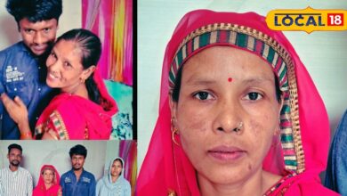 Emotional reunion of mother and son after 10 years in Bharatpur Ashram