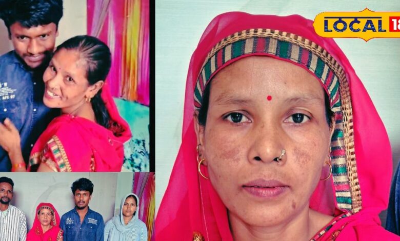 Emotional reunion of mother and son after 10 years in Bharatpur Ashram