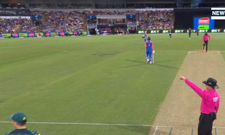 India vs Australia 5th T20I Bad weather at Gabba: भारत और ऑस्ट्रेलिया के बीच 5वें टी20 मैच को खराब बारिश के कारण रद्द किया गया