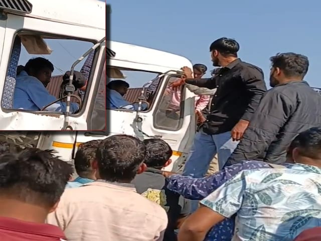 हादसे का एक और वीडियो आया सामने... नशे में धुत्त चालक पर निकला भीड़ का गुस्सा!