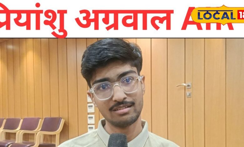 Jaipur’s Priyanshu Agarwal CA Inter 2025 AIR 7