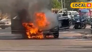 Jodhpur Car Fire | Bhagat Ki Kothi Fire | Moving Car Caught Fire | Jodhpur Breaking News