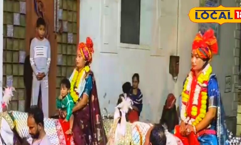 Sikar News: सीकर में पिता ने तोड़ी परंपरा, घोड़ी पर बैठाकर निकाली बेटियों की बिंदौरी, जीत लिया सबका दिल