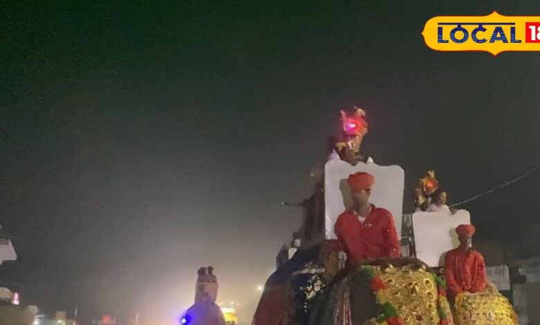 Unique Wedding: भोपालगढ़ में दूल्हे की शाही बंदोली! चार हाथी-चार बग्गी और सैकड़ों गाड़ियों के साथ निकली अनोखी बारात