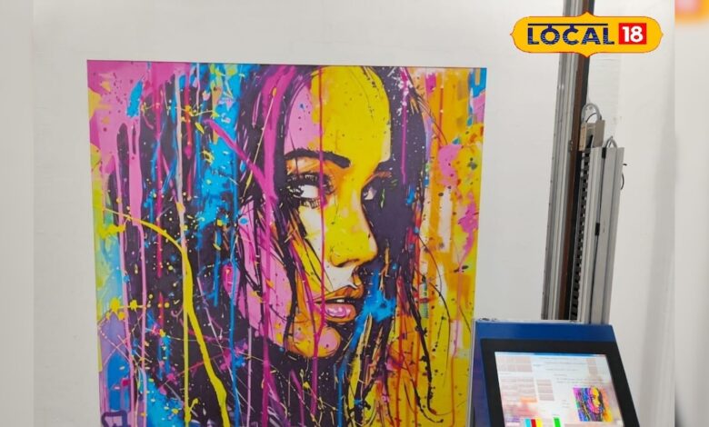 चीन से जयपुर आई 16 लाख की हाई-टेक मशीन! मिनटों में बना देती है दीवारों पर अद्भुत पेंटिंग