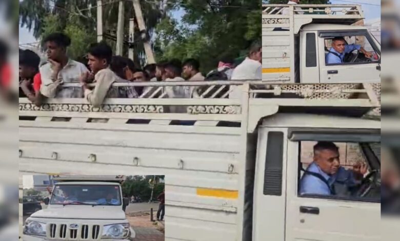 जो कुछ हो जाए हम नहीं सुधरेंगे! जोधपुर में ओवरलोड पिकअप का वीडियो वायरल, चालक के पास नहीं था जवाब
