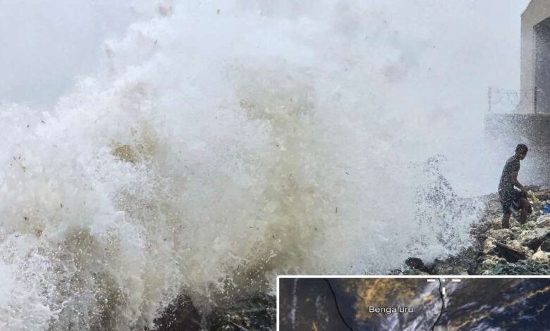 दितवाह ने श्रीलंका में 153 की ली जान, अब 90KM/H की रफ्तार से भारत आ रहा तूफान, 3 राज्‍यों में रेड अलर्ट