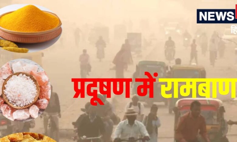 दिल्ली प्रदूषण से बचने के ल‍िए आयुर्वेदिक उपाय और वैद्य अच्युत त्रिपाठी के सुझाव ayurvedic home remedies for air pollution salt turmeric and jaggery can relief in poor air quality delhi namak haldi gud tips by vaidya achyut tripathi