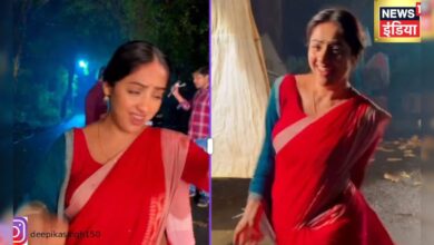 देर रात बीच सड़क पर दीपिका सिंह की क्यूट परफॉर्मेंस, मोहम्मद रफी के गाने पर साड़ी पहनकर किया डांस