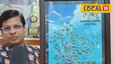 धौलपुर के अजय गर्ग का कमाल, बनाया महात्मा गांधी जी का 12 पीढ़ियों का वंशवृक्ष