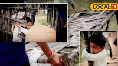 माचड़ी गांव में निशांत को खाट पर स्कूल ले जाया गया, वीडियो वायरल