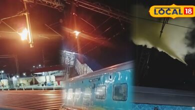 मारवाड़ जंक्शन पर बाल-बाल बचे सैकड़ों यात्री! ट्रेन के ऊपर लगी आग, कर्मचारी ने जान जोखिम में डाल बुझाई