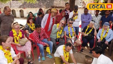 विदेशी मेहमानों ने ठीकरदा की पॉटरी कला देखी