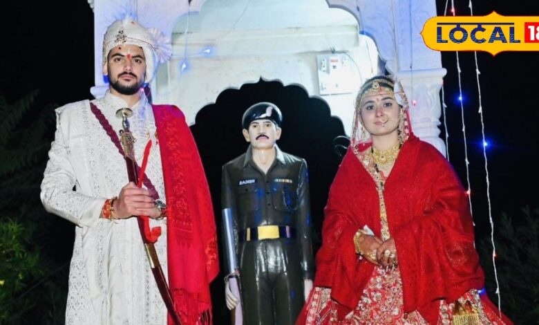 शादी के दिन बेटी ने शहीद पिता की प्रतिमा से लिया आशीर्वाद, वीडियो वायरल होकर छू गया हर दिल