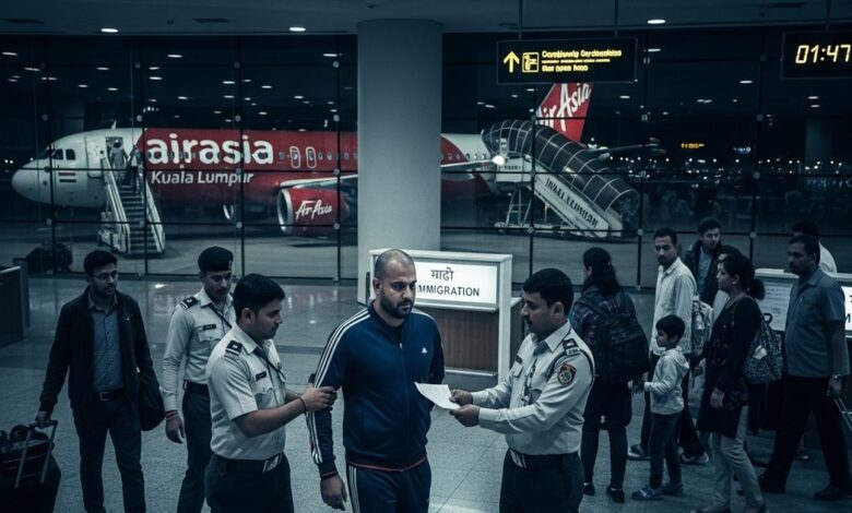 कुआलालंपुर से आया, सीधे हिरासत में गया! जयपुर एयरपोर्ट पर वांटेड अमनदीप शेरगिल गिरफ्तार