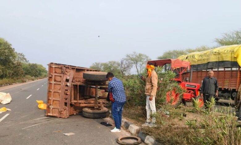 बारां में दिल दहला देने वाला हादसा! ट्रैक्टर ट्रॉली हवा में उछली, चार की मौत, चीखों से थर्राया इलाका
