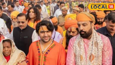 मेवाड़ का परचम लहराया! लक्ष्यराज सिंह के स्वागत से गूंजी पदयात्रा, सनातन संस्कृति और एकता का संदेश हुआ और भी बुलंद