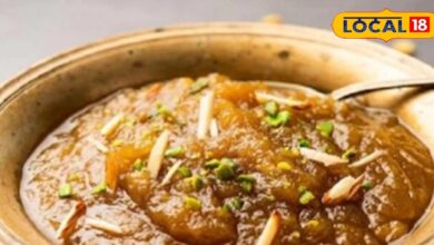 राजस्थान का पारंपरिक बेसन शीरा रेसिपी . Rajasthan Besan Sheera Winter Special Recipe.