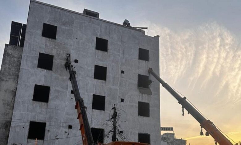 जयपुर में निर्माणाधीन होटल झुकने से हड़कंप, अवैध निर्माण से बड़ी दरारें; 200 मीटर क्षेत्र सील