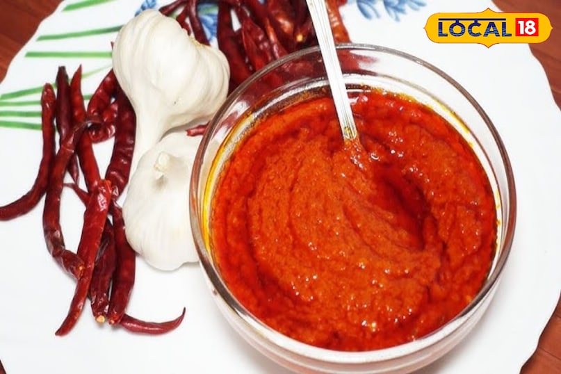 लहसुन मिर्च की चटनी 