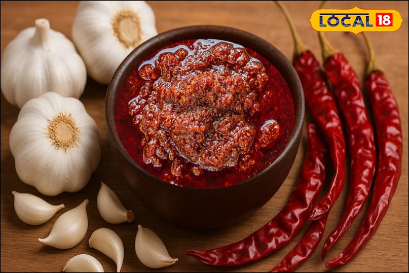 लहसुन मिर्च की चटनी 