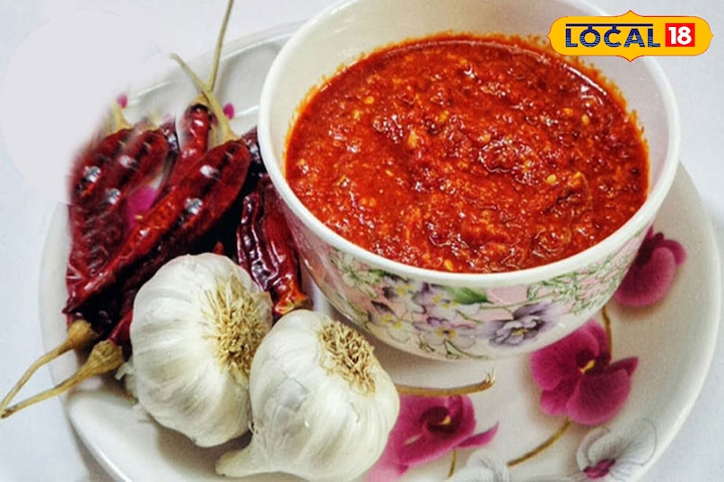 लहसुन मिर्च की चटनी 