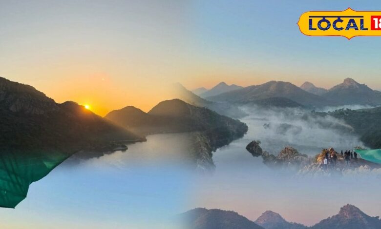 बाहुबली हिल्स से दिखा कश्मीर सा नजारा, मानो जमीन पर उतर आए हो बादल; सर्दियों में उदयपुर हुआ और भी हसीन