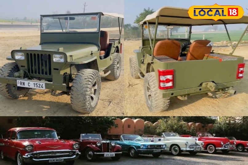 पर्यटकों की मेहमान नवाजी के लिए फेमस हैं जयपुर की विंटेज कारें 