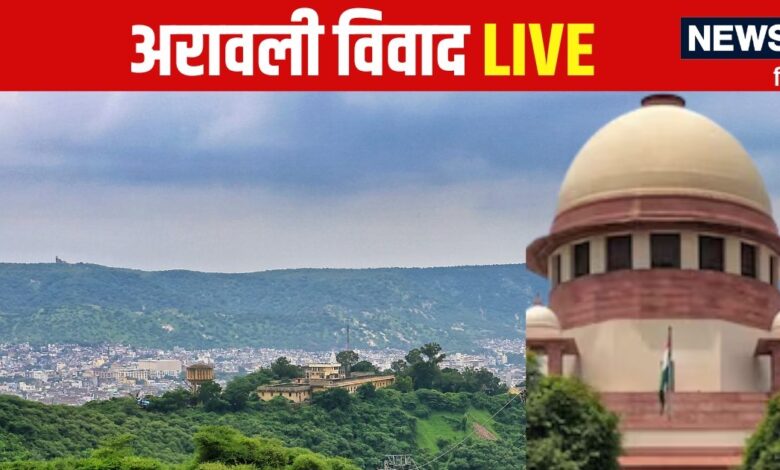 Aravalli Dispute LIVE | Supreme Court Hearing Live | अरावली विवाद पर सुप्रीम कोर्ट में सुनवाई आज, राजस्थान के CM बोले- छेड़खानी नहीं होने देंगे | Aravalli Hills Dispute supreme court hearing live cji justice surya kant led bench environment ministry delhi Haryana rajasthan