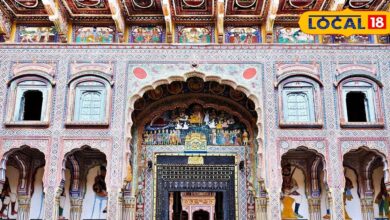 Podar Haveli | Podar Haveli history | 1902 heritage haveli | Shekhawati havelis | train painting haveli | Mumbai artists Rajasthan