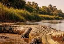 21 Feet Long Crocodile Found In Nile River, Largest Ever Recorded | डायनासोर के जमाने का 'दानव' अभी भी जिंदा है! अफ्रीका की नील नदी में मिला 21 फीट लंबा मगरमच्छ | वैज्ञानिकों के उड़े होश, क्या यह दुनिया का सबसे बड़ा मगरमच्छ है?