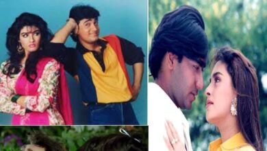 3 साल में आईं दो एक्शन-रोमांटिक फिल्में, दोनों मूवी निकलीं सुपरहिट, मगर बिगड़ गए हीरो-हीरोइन के रिश्ते - ajay devgn Raveena Tandon Dilwale movie 1994 aamir khan juhi chawla Ishq film both turn superhit hero heroine became enemy infamous Bollywood feuds