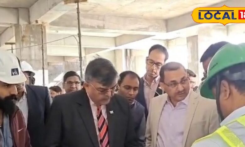 500 करोड़ की लागत से हो रहे जोधपुर स्टेशन पुनर्विकास कार्यों का महाप्रबंधक अमिताभ ने लिया जायजा