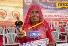 85 वर्षीय उम्मेद कंवर चारण ने मास्टर्स एथलेटिक्स में जीते दो गोल्ड