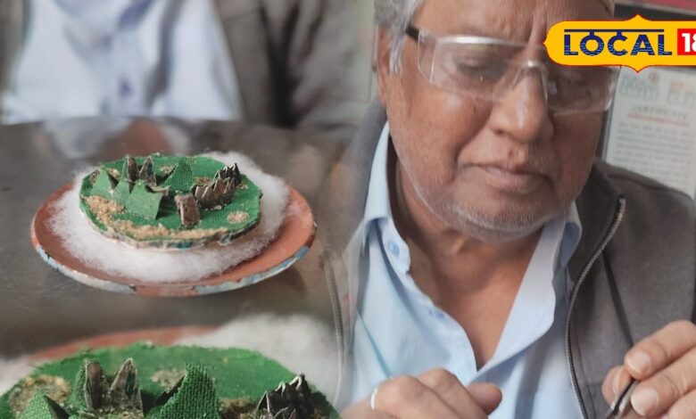 Aravali Protection | Aravali Hills Conservation | Dr Iqbal Sakka Udaipur | Smallest Aravali Range Art | Silver Micro Art | Save Aravali Campaign